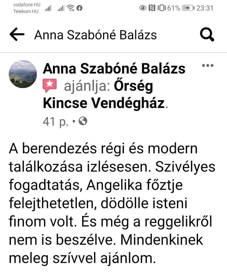 בית הארחה Hegyhátszentjakab 	Orseg Kincse מראה חיצוני תמונה